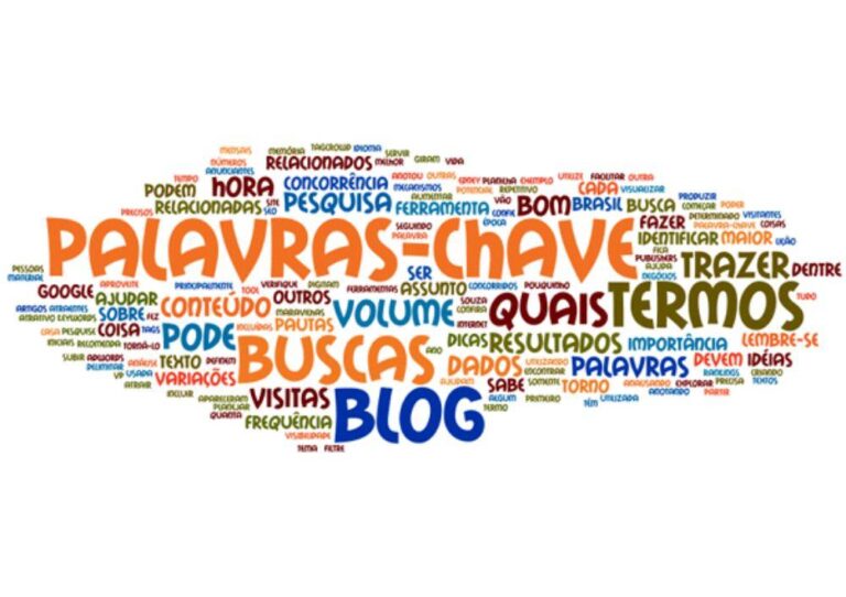 A imagem mostra uma nuvem de tags para ilustrar a importancia do tópico palavras chave para uma estratégia de seo
